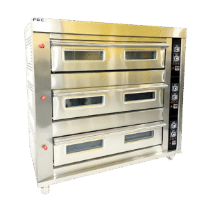3 Deck 6 Tray Gas Oven