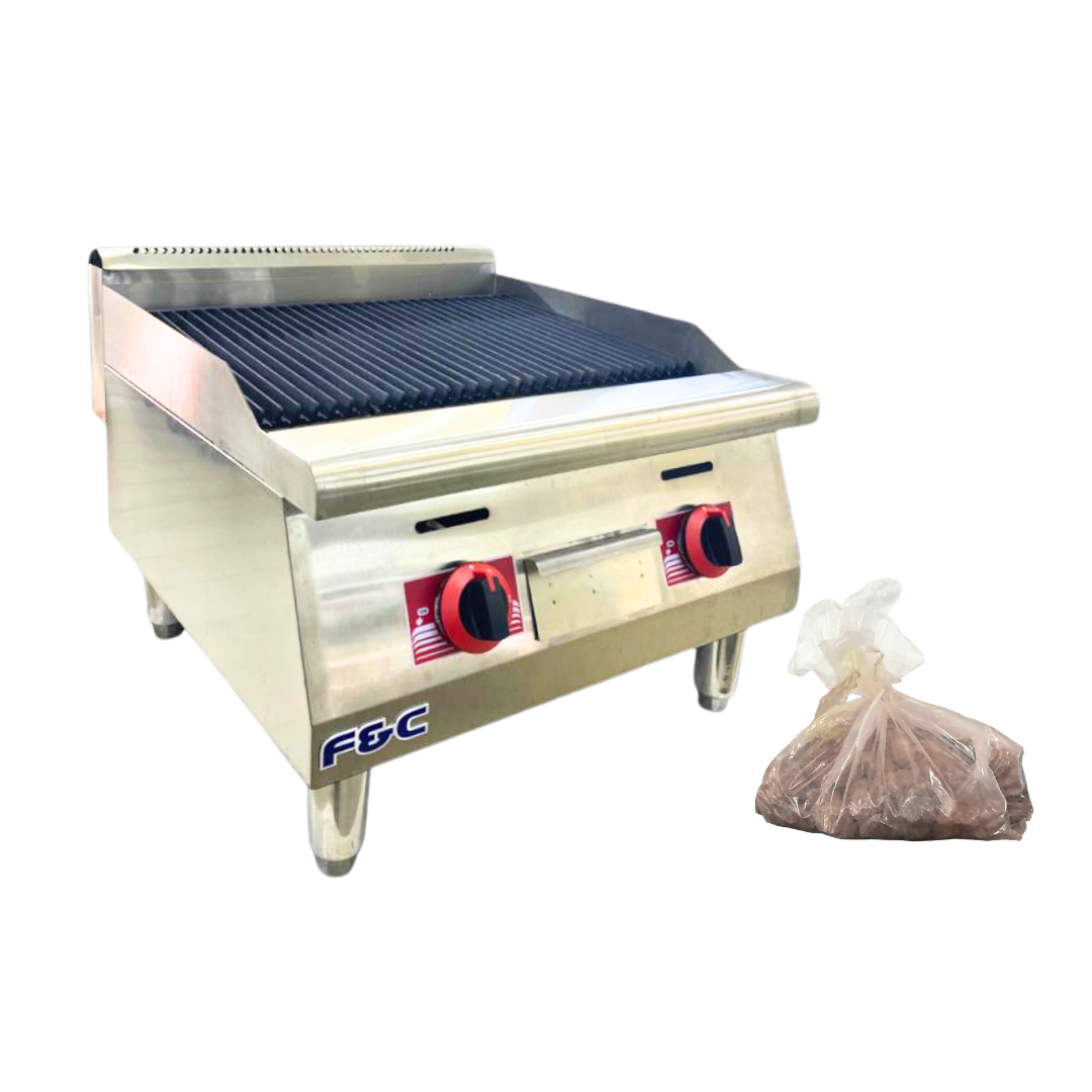 Gas Char Rock Broiler
