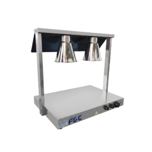 Double Head Heating Lamp Food Warmer