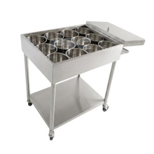 Condiment Trolley With 12 Bowls