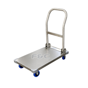 Stainless Steel Foldable Platform Trolley